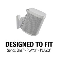 Sanus Vgbeslag til Sonos ONE PLAY:1/PLAY:3 - Hvid