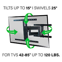 Sanus VuePoint TV Vgbeslag 47-90tm (55kg) Full Motion