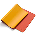 Satechi Eco-Leather Vendbar Musemtte (60x32cm) Gul/Orange