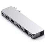 Satechi Pro Max 15W PD USB-C Hub (HDMI/USB-A/Kortlæser) Sølv