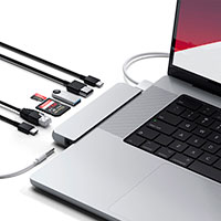 Satechi Pro Max 15W PD USB-C Hub (HDMI/USB-A/Kortlser) Slv