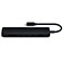 Satechi Slim USB-C MultiPort Adapter (HDMI/Ethernet/USB-A/USB-C/Kortlser) Sort