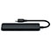 Satechi Slim USB-C MultiPort Adapter (HDMI/USB-A/USB-C) Sort