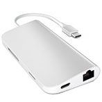 Satechi USB-C Adapter (HDMI/Ethernet/USB-A/USB-C) Sølv