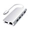 Satechi USB-C Multimedie Adapter (HDMI/Mini DisplayPort/ Ethernet/USB-A) Slv