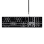Satechi W3 Tastatur m/Nordisk Layout (USB-C)