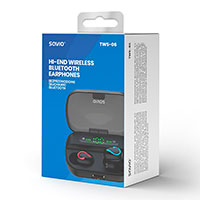 Savio TWS-06 Bluetooth EDR In-Ear Earbuds (3 timer)