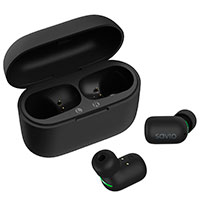 Savio TWS-09 TWS Bluetooth In-Ear Earbuds m/Case (8 timer)