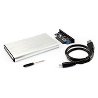 Sbox HDC-2562W Harddisk kabinet 2,5tm (SATA/USB 3.2) Slv