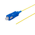 Fiberoptisk kabel SC m/Pigtail+UPC connector (9/125) 1,5m