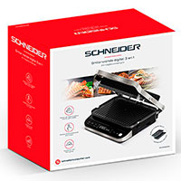 Schneider SCGR2000X 3-i-1 Panini Grill (2000W)
