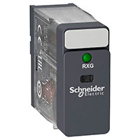 Schneider Stikbensrel m/LED (24V-10A) Sort