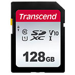 SDXC Kort 128GB V10 (UHS-I) Transcend 300s