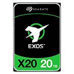 Seagate 20TB Exos X20 ST20000NM007D HDD - 7200RPM - 3,5tm