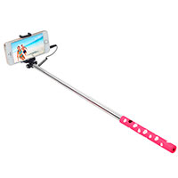 Selfie stang (15-45cm) Pink/Hvid - Ultron Hot Shot