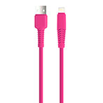 Setty Lightning Kabel 2,1A - 1,5m (USB-A/Lightning) Pink