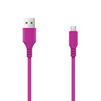 Setty Micro USB 2A - 1m (USB-A/microUSB) Lilla
