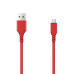 Setty Micro USB 2A - 1m (USB-A/microUSB) Rød