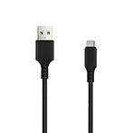 Setty USB-C - USB-A kabel - 1m (1A) Hvid