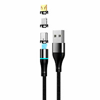 Setty USB Multikabel Mag. 2A - 1m (MicroUSB/USB-C/Lightning)