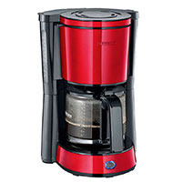 Severin KA 4817 Kaffemaskine - 1000W (10 Kopper) Rød/Sort