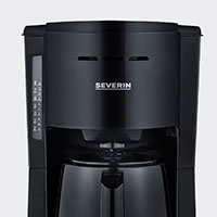 Severin KA 9250 Kaffemaskine m/Termokande - 1000W (8 Kopper) Sort