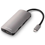 Sharkoon Dockingstation (USB-C/HDMI/SD/USB-A/3,5mm)