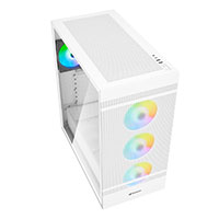 Sharkoon Rebel C50 RGB PC Kabinet (Mini-ITX/MicroATX/ATX) Hvid