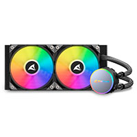 Sharkoon S70 RGB AiO CPU Vandkling 120mm (2xBlser)