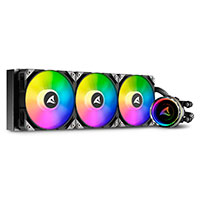 Sharkoon S90 RGB AiO CPU Vandkling 120mm (3xBlser) Sort