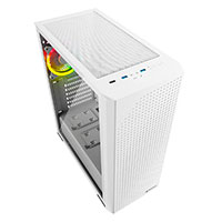 Sharkoon VS9 RGB Midi PC Kabinet (ATX/Micro-ATX/Mini-ATX) Hvid