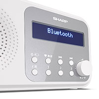 Sharp DR-P420 Tokyo DAB+ Radio m/Bluetooth - Hvid