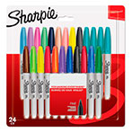 Sharpie Permanent Marker m/Rund spids - 0,9mm (24 farver) Electro Pop