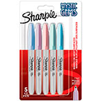 Sharpie Permanent Marker m/Rund spids (0,9mm) 5 farver