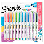 Sharpie S-Note Tuscher (12 farver)