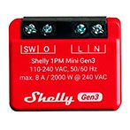 Shelly Plus 1PM Mini Gen. 3 (8A) 1-Kanal