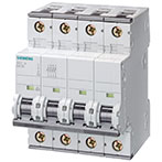Siemens Automatsikring C 10A (400V-10kA) 3p+N