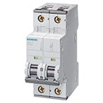 Siemens Automatsikring C 4A (400V-10kA) 2p