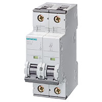 Siemens Automatsikring C 6A (400V-10kA) 2p