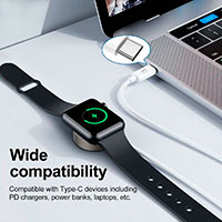 SiGN Apple Watch Oplader 2,5W - 1,2m (USB-C) Hvid
