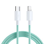 SiGN Boost USB-C kabel 20W - 1m (USB-C/Lightning) Grøn