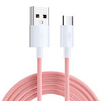 SiGN Boost USB-C kabel 3A - 1m (USB-C/USB-A) Pink