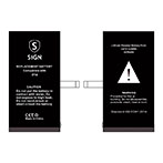 SiGN iPhone 14 Udskiftningsbatteri u/Flex Kabel (3279mAh)