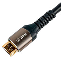 SiGN Premium HDMI 2.1 Kabel - 2m (8K) Sort
