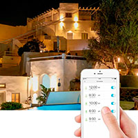 SiGN Smart Home WiFi Udendrs Stikkontakt 16A (2 udtag) Sort