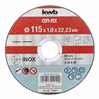 Skreskive cut-fix (115x1,0mm) kwb