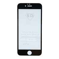 Skrmbeskyttelse iPhone X Max/11 Pro Max (5D) Sort