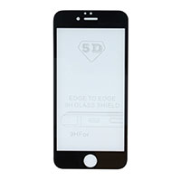 Skrmbeskyttelse iPhone XR/11 (5D) Sort