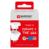 Skross Combo Rejseadapter (Verden til USA)