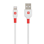 Skross Lightning Kabel 1,2m (USB-A/Lightning) Hvid/Rød